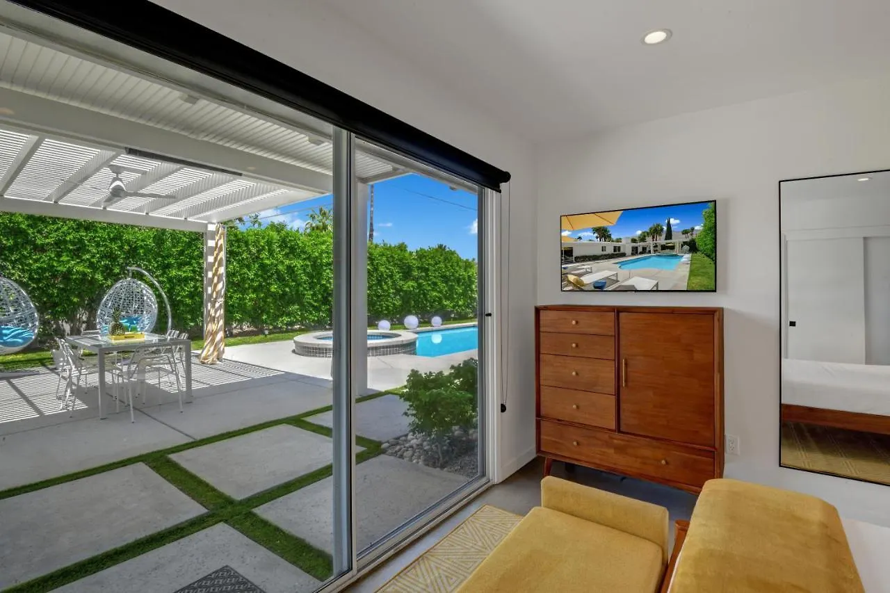 Ultra-Chic, Mid-Century- Resort Style Pool, Spa & Fire Pit 2Bd/2Bth In Movie Colony Παλμ Σπρινγκς 0*,  Ηνωμένες Πολιτείες της Αμερικής